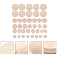 thumbnail image 2 of 40pcs Unfinished Half Wooden Balls Mini Hemisphere for DIY Carving Painting, 2 of 4