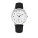 thumbnail image 2 of Reloj de cuarzo de moda para hombre, diseño calado, caja de aleación, correa de cuero, reloj de pulsera informal de negocios, reloj de aleación., 2 of 6