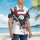 thumbnail image 3 of Balery American Flag Eagle Art Camisas hawaianas de manga corta para hombre, camisas playeras de corte holgado, camisas de vacaciones con botones,Large, 3 of 7