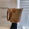 thumbnail image 3 of GASTROPOD Straw Beach Bags for Women Rattan Purse Summer Straw Cross-Body Bag Raffia Handbag Purses Shoulder Bag Small Bucket Bag, 3 of 7