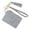 Grey, variant on Slim RFID Blocking Wallet with Keychain Wristlet and Zippered Pocket for Secure Card Organization