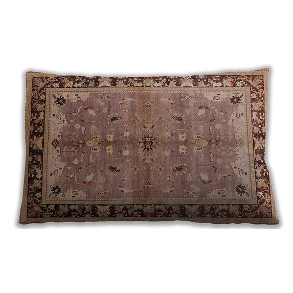 Ahgly Company Outdoor Rectangular Mid-Century Modern Lumbar Throw Pillow, 13 inch by 19 inch