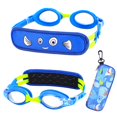 thumbnail image 1 of Gafas de natación RUIGAO para niños de 2 a 6 años con protección UV, color azul, 1 of 6