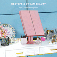 BESTOPE Trifold Makeup Vanity Mirror with Lights, 1X/2X/3X