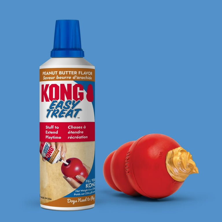 KONG Peanut Butter Flavor Easy Treat Paste Filling and