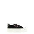 thumbnail image 2 of Women's Platform Zip Lace Up Canvas Sneakers, 2 of 3
