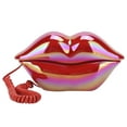 thumbnail image 1 of YLSHRF Fashionable Telephone, Electroplating Telephone, Funny Lip Shape For Office Home, 1 of 8