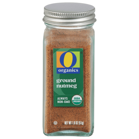 O O Organic Ground Nutmeg USDA Organic 1.8-Ounce