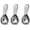 Silver, variant on HWHCGZ 3 Pack 15ml Coffee Scoop Set,Stainless Steel Coffee Spoons Short Handles,Tablespoon Measure Spoon Set Fit Coffee, Loose Tea, Sugar,Silver,15 ml*3