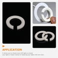 thumbnail image 6 of Lamp Shade Conversion Ring 4 Pcs Lampshade Adapter Joints E27 to E14 Holder White, 6 of 6