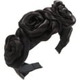 thumbnail image 3 of Yoyauz Women's Rose Head Wide Non Slip Headband Christmas Wedding Valentine's Day Party Hair Accessories, 3 of 6