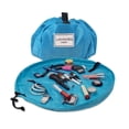 thumbnail image 1 of Lay-n-Go Cosmo Drawstring Makeup Bag Organizer Water-Resistant Cosmetic Pouch for Travel Stylish & Durable Toiletry Bag Machine Washable Large Capacity 20-Inch Ocean Blue, 1 of 1