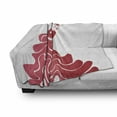 thumbnail image 3 of Spanish Soft Flannel Fleece Throw Blanket, Flamenco Lady Performing Historical on Stage Passion Illustration, Cozy Plush for Indoor and Outdoor Use, 50" x 60", Dark Coral Red White, by Ambesonne, 3 of 6