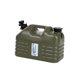 thumbnail image 4 of Contenedor de agua para PC de grado alimenticio Cubo de agua de gran capacidad para exteriores Senderismo Camping Verde 10.5L kusrkot Contenedor de bebidas de campamento, 4 of 8