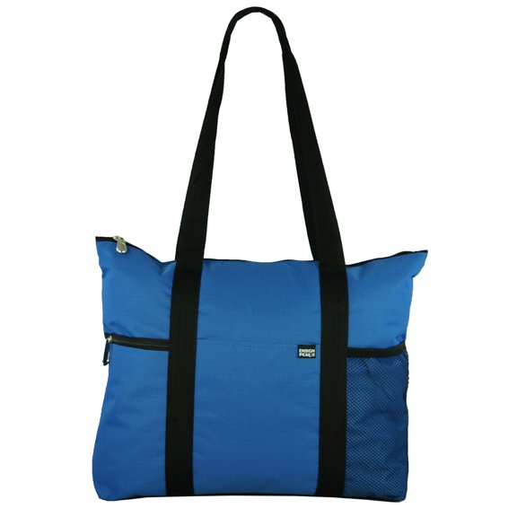 Ensign Peak Shoulder Tote with Multiple Pockets and Zipper Closure
