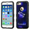 ShockProof Case for Apple iPhone 8, OneToughShield Â® Hybrid 3-Layer Protector Case (Black/Black) - Zodiac / Gemini