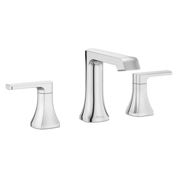 Pfister LF-049-PEC Penn 2-Handle 8" Widespread Bathroom Faucet w/ Push & Seal Drain (Polished Chrome)