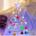 thumbnail image 6 of KEINXS Christmas Tree Crystal Lamp  Crystal Spiral Christmas Tree with Glittering Star  13 Inch Gold Christmas Tree Light with Metal Stand, 6 of 8