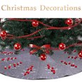 thumbnail image 4 of Worallymy 120cm Árbol de Navidad Faldas Fiesta Decoración del hogar Adornos para árboles de Navidad Regalo de Año Nuevo Color gris Worallymy JD735806514, 4 of 7
