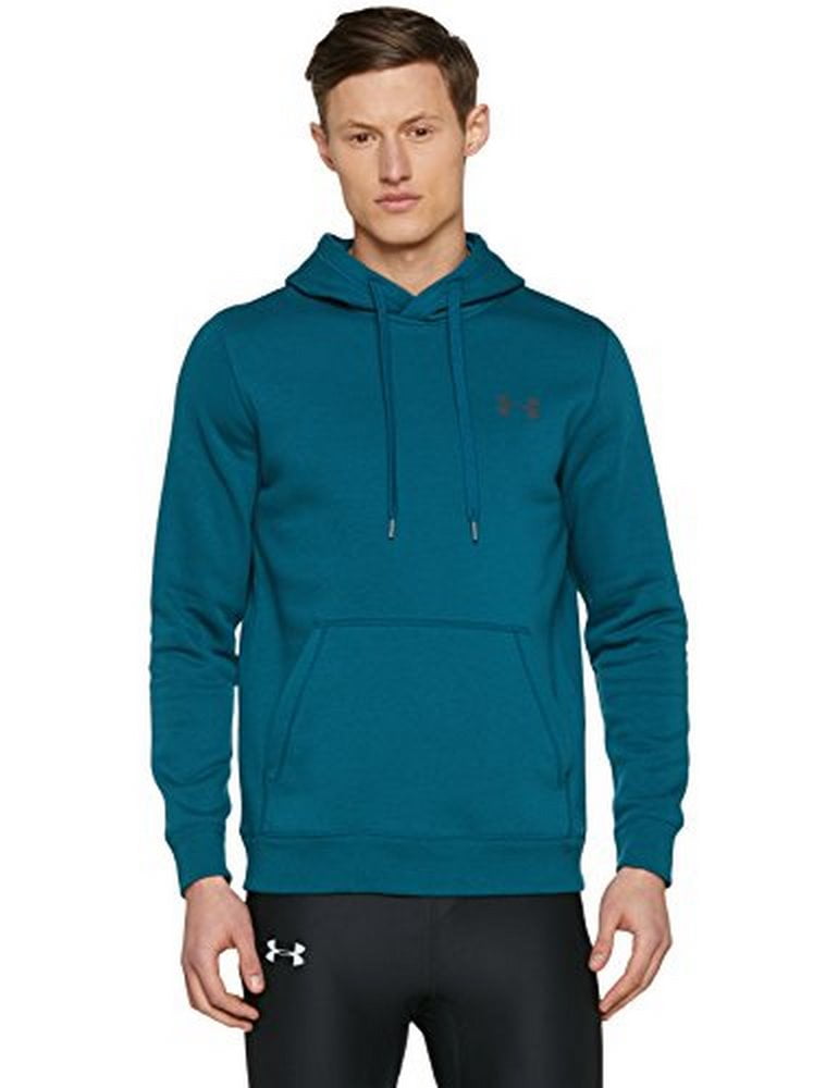 Under Armour Mens Rival Fitted Pull Over, Tourmaline Teal-STEALTH MD Walmart.com