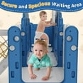 thumbnail image 3 of WFUN 9 in 1 Toddler Slide PlaySet for kids indoor/outdoor for Toddlers Age 1+, Blue & Gray, 3 of 15