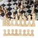 thumbnail image 5 of Ajedrez De Madera Con Piezas De Ajedrez De Madera King De 2,17 Pulgadas Con Tablero De Ajedrez De Película Plástica Para Adultos Y Niños, 5 of 7