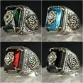 thumbnail image 2 of K-KED 925 Silver Women Men Rings Cubic Zirconia Wedding Party Delicate Jewelry Gifts Size 6-13-12-#1, 2 of 9