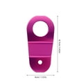 thumbnail image 2 of GETAJGHSD Mechanics 1Pcs Universal Radiator Mounting Bracket in Purple Aluminum 3.42X1.57X0.12in, 2 of 5