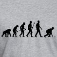 thumbnail image 3 of CafePress - Lawn Bowls Evolution T Shirt - Fitted T-Shirt, Vintage Fit Soft Cotton Tee, 3 of 4