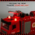thumbnail image 4 of 1/32 Fire Truck Model Water Spray Fire Rescue Toy Car Die-cast Light Sound Simulation Vehicle Pull-Back Car Models for Kid Gift, 4 of 10