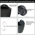 thumbnail image 3 of ALL-CARB Self-watering Flower Pots Plant Pot Self Watering Hanging Basket Hanging Planter, 3 of 8