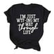 thumbnail image 1 of Gibobby Blusa Mujer Tamaño Camiseta de manga Tops Camisetas Gráfico corto de mujer O-cuello Impreso Plus Blusa de mujer de moda（Negro， XL), 1 of 3