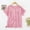 Pink, variant on Tittly Basic Tees T Shirts for Women Ladies Easy To Wear And Take Off Clothes After Fracture To Take Off Full Bed Elderly Gown Summer Short Sleeved Shirt Tshirts Shirts Womens Tops Green L