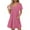 Hot Pink-womens floral dress, variant on Dazajoo Womens Polka Dots Dress Casual Short Sleeve V Neck Dresses with Pockets Summer Lightweight Swing A-Line Mini Dress,Black,L