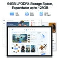 thumbnail image 2 of VEAT00L Tablet, 10.1 Pulgadas Android 13 Tablets, 6GB RAM 64GB ROM 128GB Expand, Procesador Octa-Core con WiFi 5G, Pantalla Táctil IPS HD 1280x800, Batería 6000mAh, Bluetooth, Cámara doble, GMS, 2 of 7