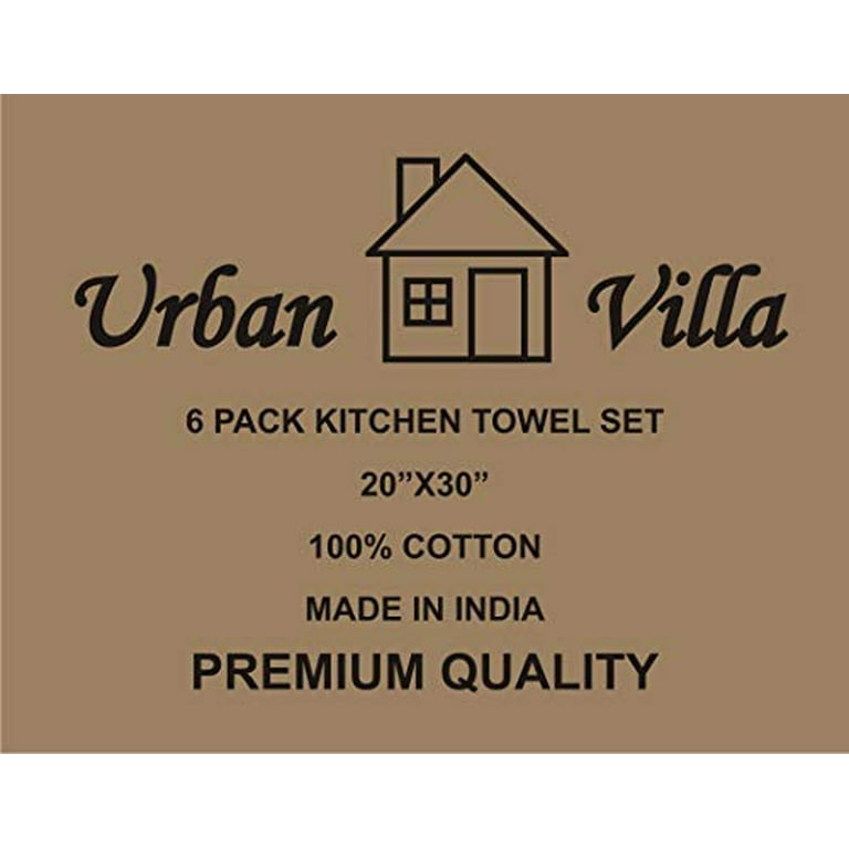Urban Villa Kitchen Towels Cuisine stripes 100%Cotton Kitchen