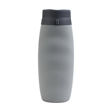 LSLJS Silicone Collapsible Drink Kettle Silicone Sports Foldable Water Bottle 600Ml, Pitchers