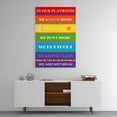 thumbnail image 3 of Playroom Rules Sign, Childrens Wall Art, Kids Room Decor, Rainbow Playroom, 12x18 Inch, 3 of 5
