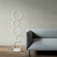 thumbnail image 4 of Miumaeov 35.5'' Nordic Floor Lamp Modern Ring Style LED Standing Light Five Rings 3 Brightness Levels Dimable for Living Room Bedroom Office, 4 of 12