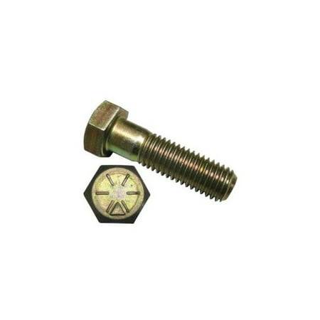 

Midwest Fastener 19521400 Bolt - Hex Head 3/8 -16 (UNC) x 1-1/4 - Zinc (Yellow) Grade 8 Steel 50pk