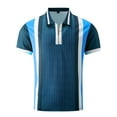 thumbnail image 3 of YDLCAFD Men's Shirt Casual Short Sleeve Button Down Lapel Suit for T Shirt Pocket Summer Fashion Solid Color Comfortable Top, 3 of 9