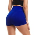 thumbnail image 5 of Women's High Waist Yoga Shorts Butt Scrunch Booty Spandex Gym Workout Shorts Active Short Leggings, 5 of 5