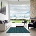 thumbnail image 6 of Ahgly Company Indoor Rectangle Patterned Deep Teal Green Area Rugs, 2' x 5', 6 of 6