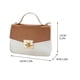 thumbnail image 3 of Bolso Bandolera de Un Solo Hombro de Piel de Gran Capacidad con Múltiples Compartimentos para Mujer, 3 of 3