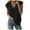 Z02-Black, variant on GEWSEY Sweater Vest Women Sleeveless Crop Knit Cardigan Casual Button Down Cropped Knitted Sweater Vest with Pockets (Blue, S)