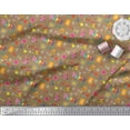 thumbnail image 3 of Soimoi Poly Georgette Fabric Birthday Theme Party Print Sewing Fabric Yard 42 Inch Wide, 3 of 5