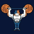 thumbnail image 2 of Boy's Fortnite Yarn Lifter Meowscles Graphic Tee Navy Blue Large, 2 of 4