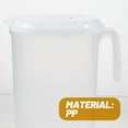 thumbnail image 3 of WEUVEB Water Jug For Fridge Cold Kettle White PP Filtration Office Use 1Pcs, 3 of 7