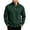 Army Green, variant on Men's Old Money Style French Terry Sweatshirt Mock Neck Warm 1/4 Button Pullover Classic Fit Long Sleeve Shirts for Fall Business Casual Daily Wear, Navy, XXXL
