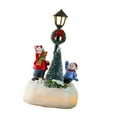 thumbnail image 5 of FVDPWYE Christmas Village Scene Lamp Post Figurine Collectible Resin for Table Decor Style C, 5 of 9